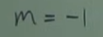 <p>Find the angle of inclination if m = -1</p>