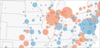 <p>graduated symbol map (proportional symbol maps)</p>