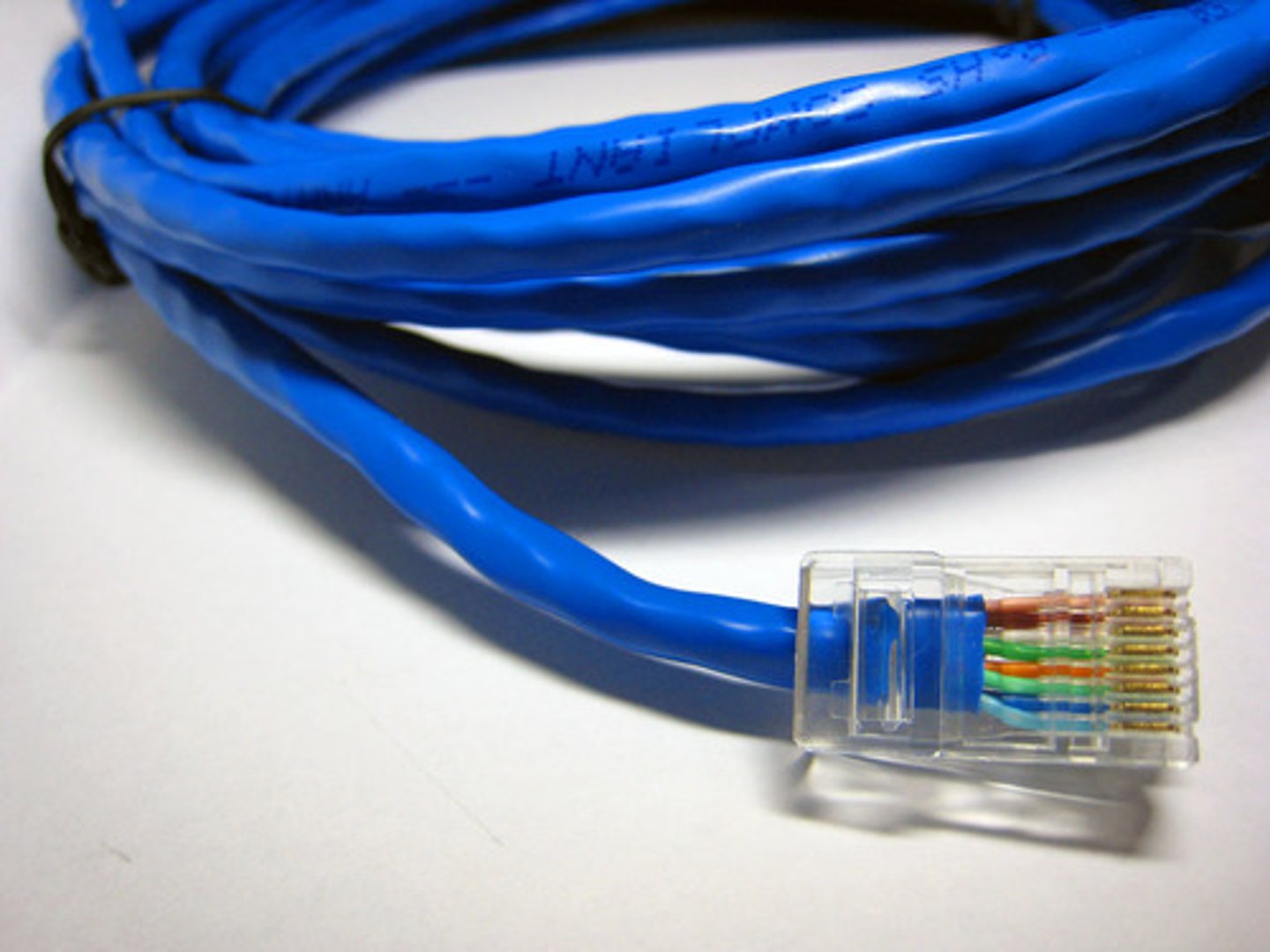 <p>UTP capable of 100 Mbps. Four twisted wire pairs (eight wires). My be used for 10BaseT,10BaseT4, 10BaseT2, 100BaseTX and 1000BaseT Ethernet.</p>