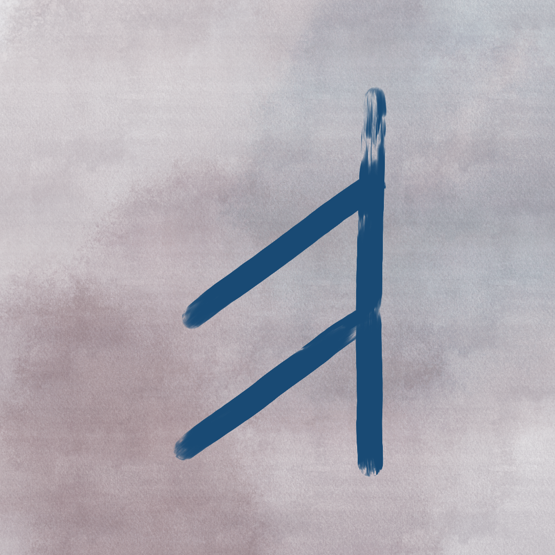 <p>Fehu (Reversed)</p>