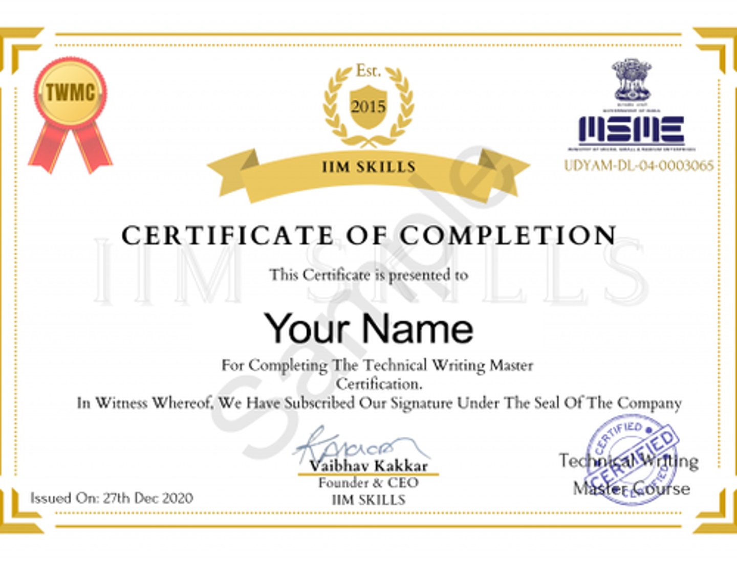 <p>chứng chỉ kỹ thuật</p>