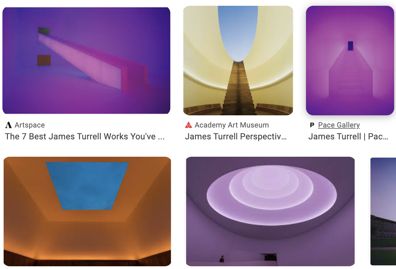 <p>James <strong>Turrell</strong> [United States]</p>