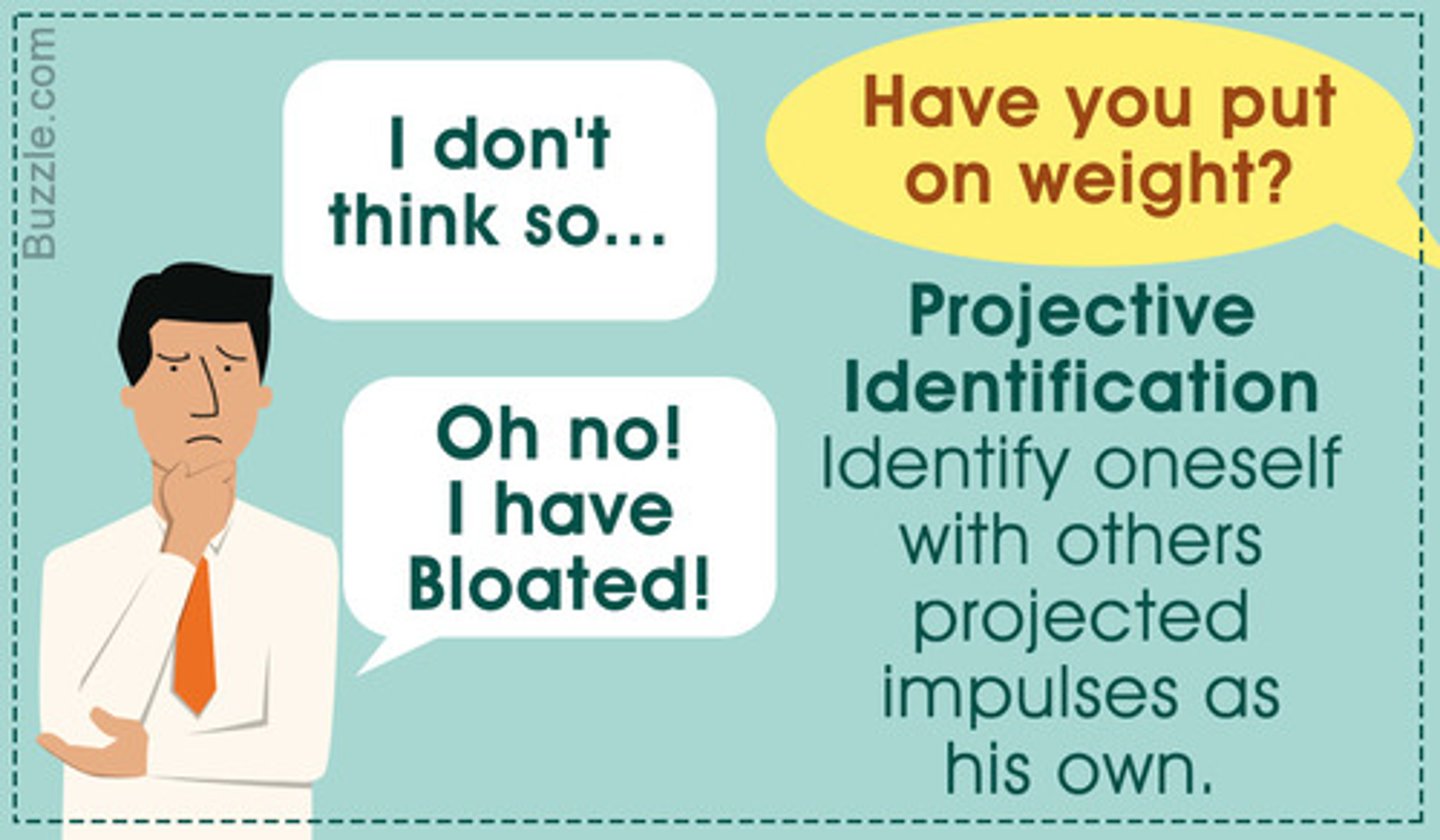 <p>If Jessie's parents then start to fall prey to "Projective Identification," they would begin to believe that they really do have anger issues, and start to act like it.</p>