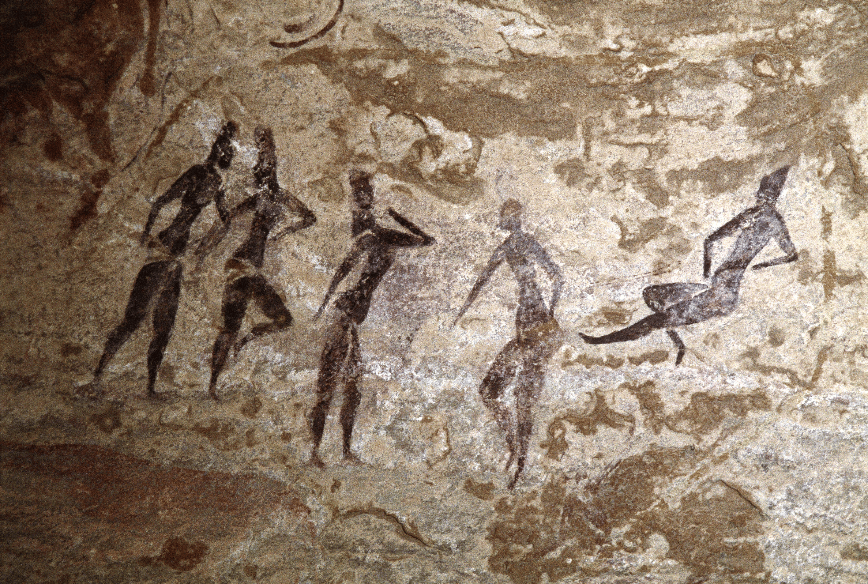 <p><strong>Neolithic cave paintings from Spain and Algeria</strong></p>