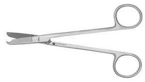 <p>designed to move sutures from incision line</p>