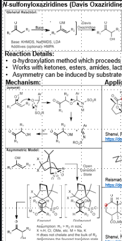 <p>Alpha hydroxylation of carbonyl compounds </p><p>Enantioselective variant possible </p>