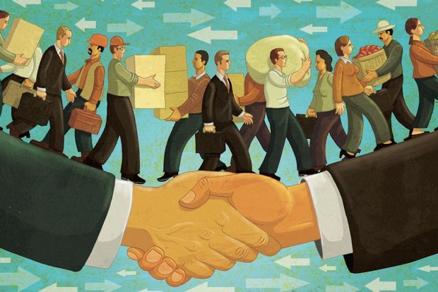 <p>Group of workers with the same skill who joined together for better pay and conditions</p>