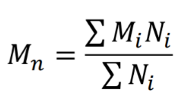 <p>Number average molecular weight</p>