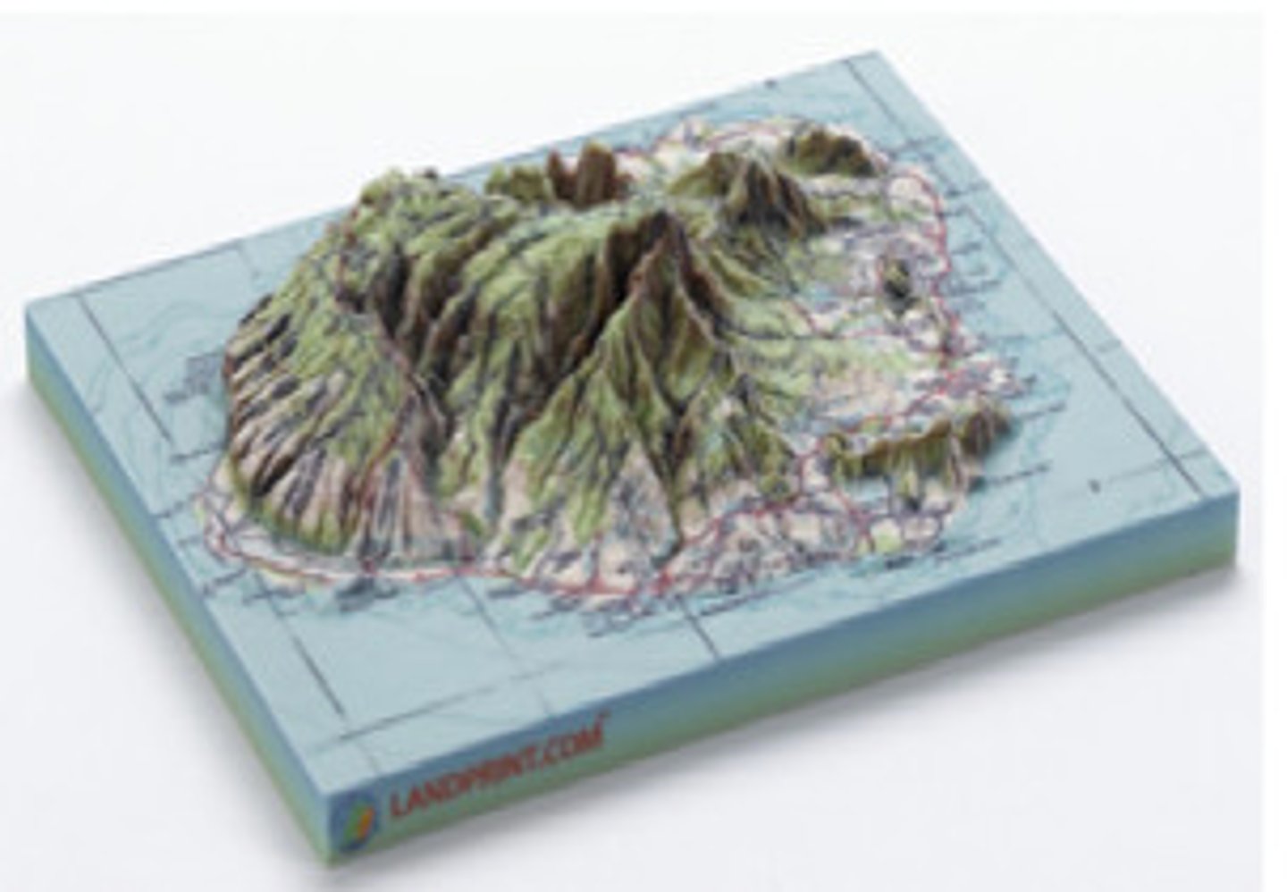 <p>A model that represents earths features.</p>