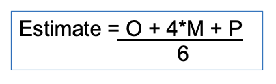 <p>Helps mitigate task duration uncertainty (amount of days) for a CPM — utilizes optimistic, most likely, and pessimistic duration in a weighted average. It accounts for costs in delays, rewards for early completion, and confidence in estimates.</p>