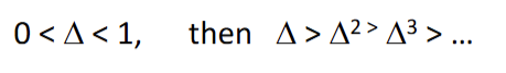 <p>a description of the way in which the player trades-off payoffs that will be received at different points in time <br>value today of a unit of payoff that will be recieved <br></p>