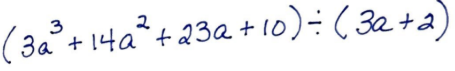 <p>Use long division</p>