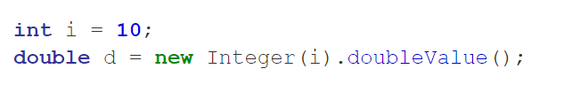 * The two types are fundamentally different​
  * int is not a double, double is not an int​
* However, one can be converted into the other​
  * The language knows how to do it automatically​
  * You can express that by using a type coercion​
* Alternative:  convert the types yourself