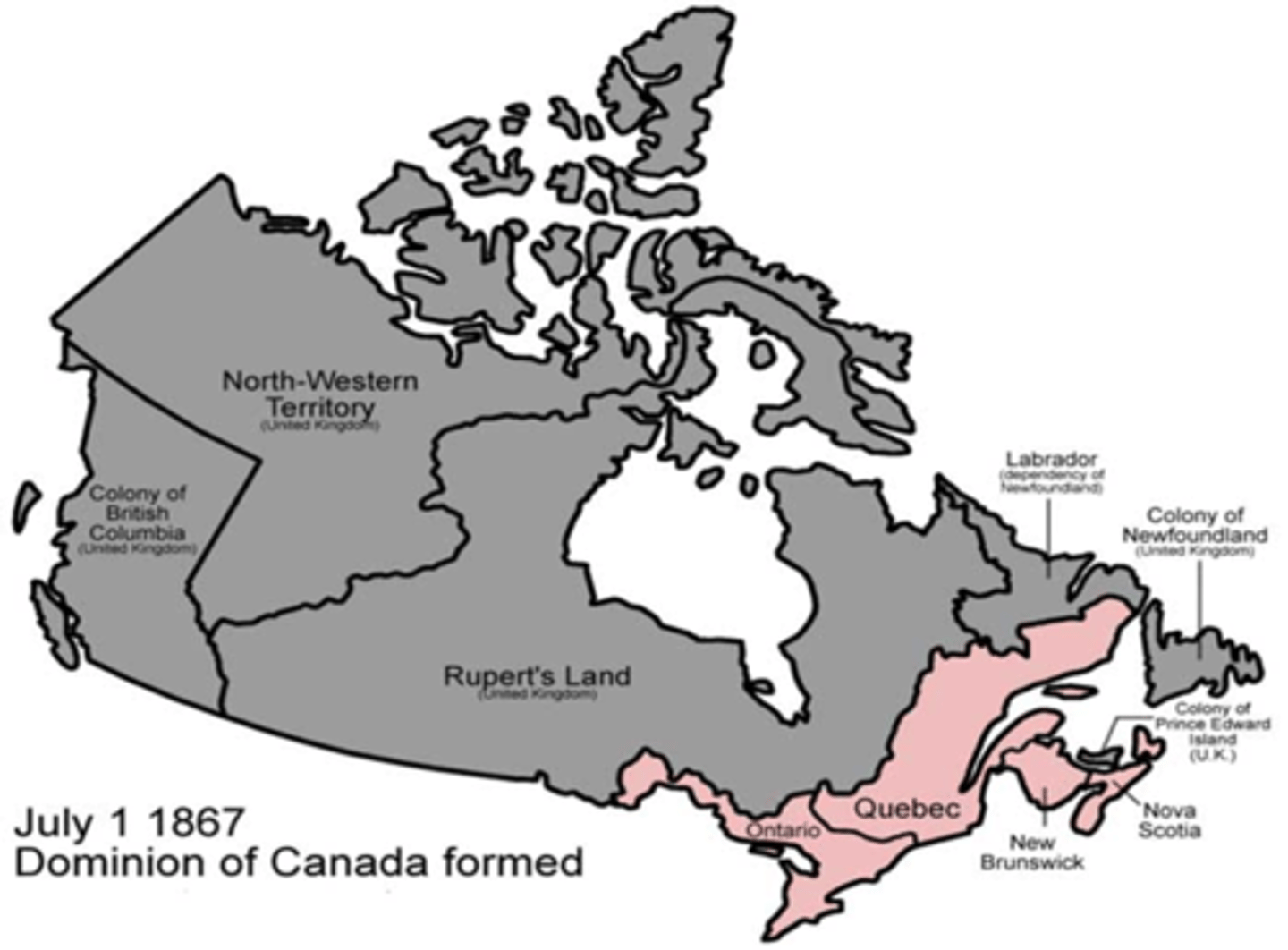 <p>United the territories and made them Canada! Like the U.S. Constitution, it delimits the authorities of the federal government and the provinces</p>