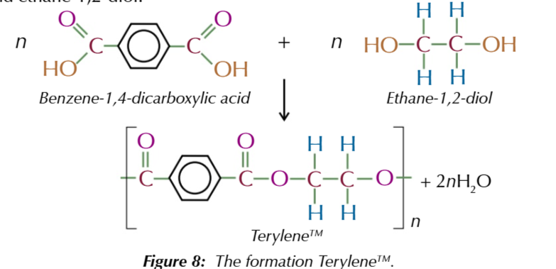 <p>important polyester reaction:</p>