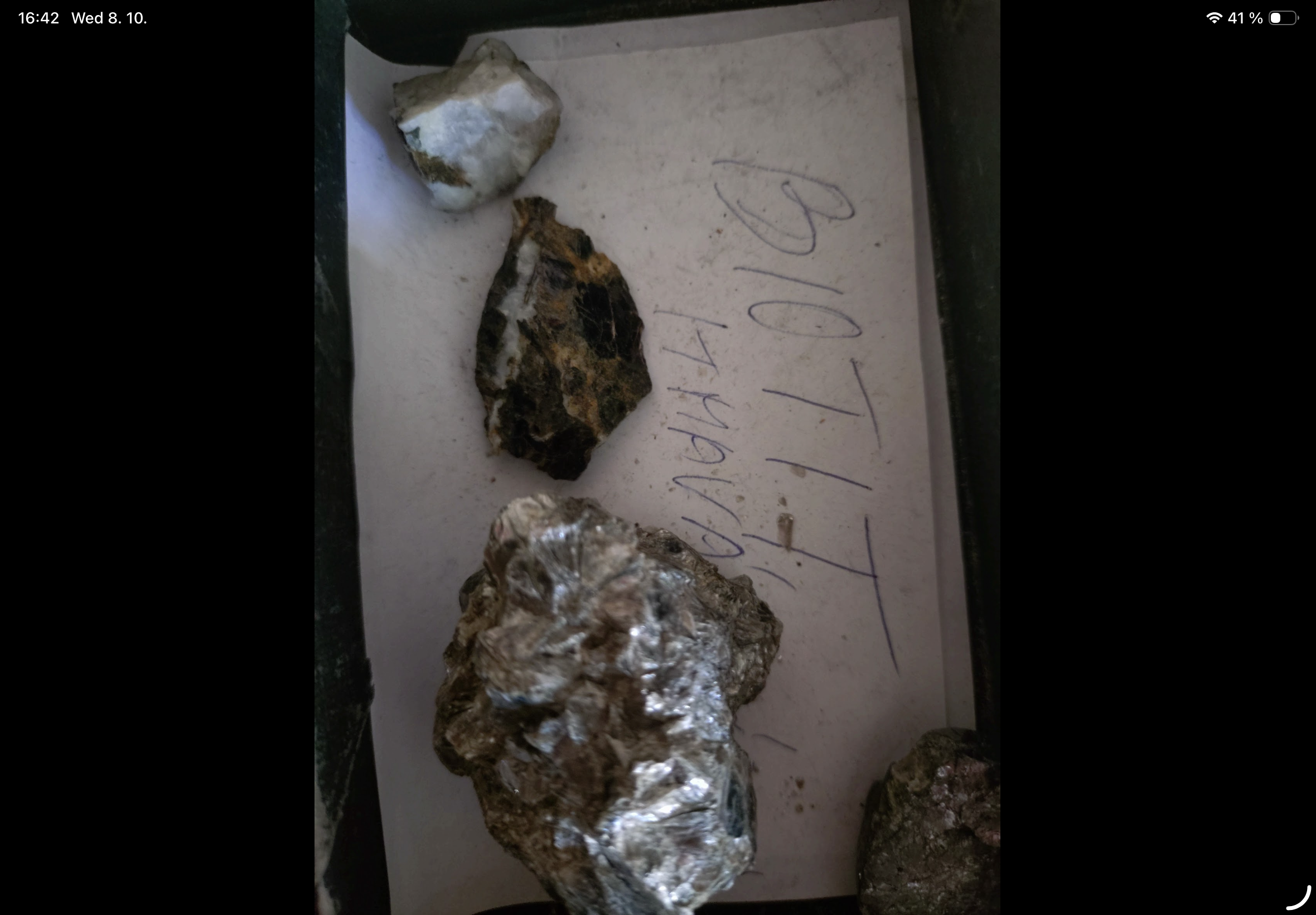 <p>biotit - slida - kremicitan</p>