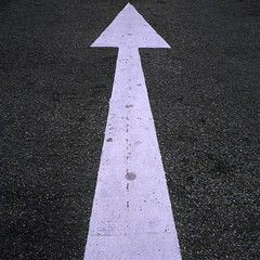 <p>straight ahead</p>