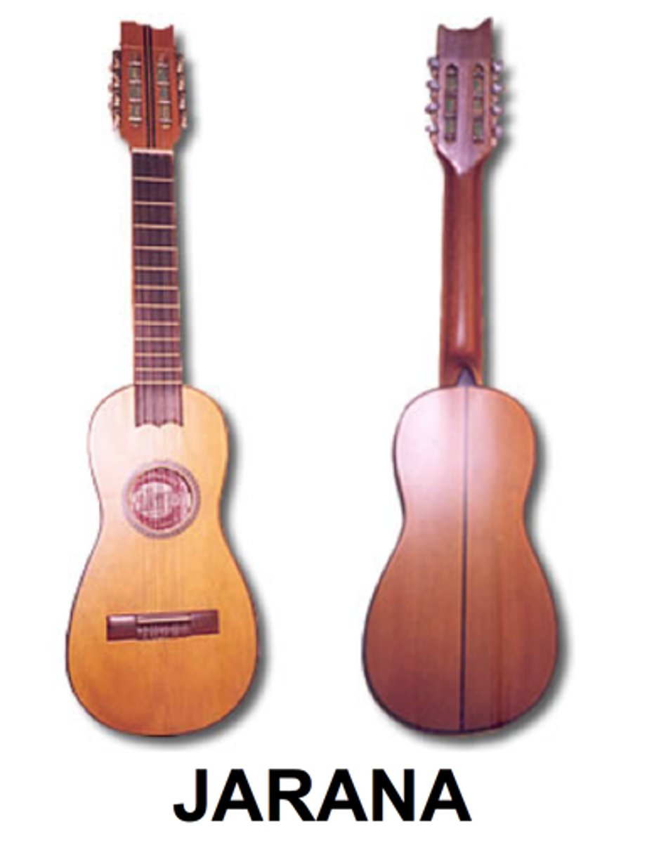 <p>small guitar with 8 strings</p>