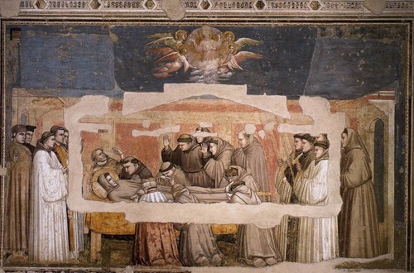 <p>The Death of St. Francis by</p>
