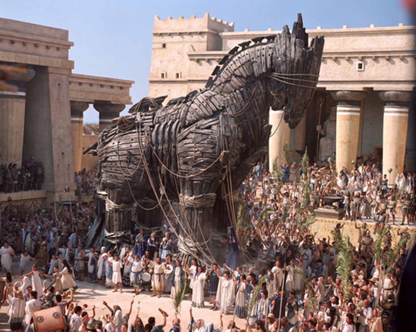 <p>Sack of Troy (Greeks vs Trojans).</p>