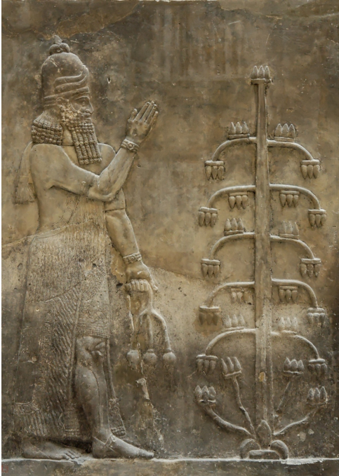 <p>At the Citadel at Nimrud - the reliefs and depictions of the gardens are usually shown next to the kings/royalty </p>
