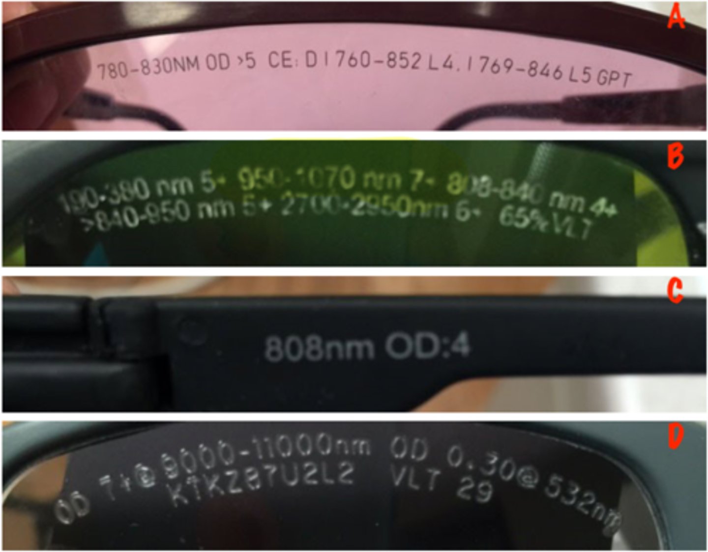<p>which protective eyewear is appropriate for treating a patient with the diode 980nm laser?</p>