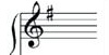 <p>1 sharp (F#)</p>