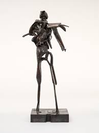 <p>Richard Hunt (1935-2023) Hero construction, 1958, found steel, welded and chromed,</p>