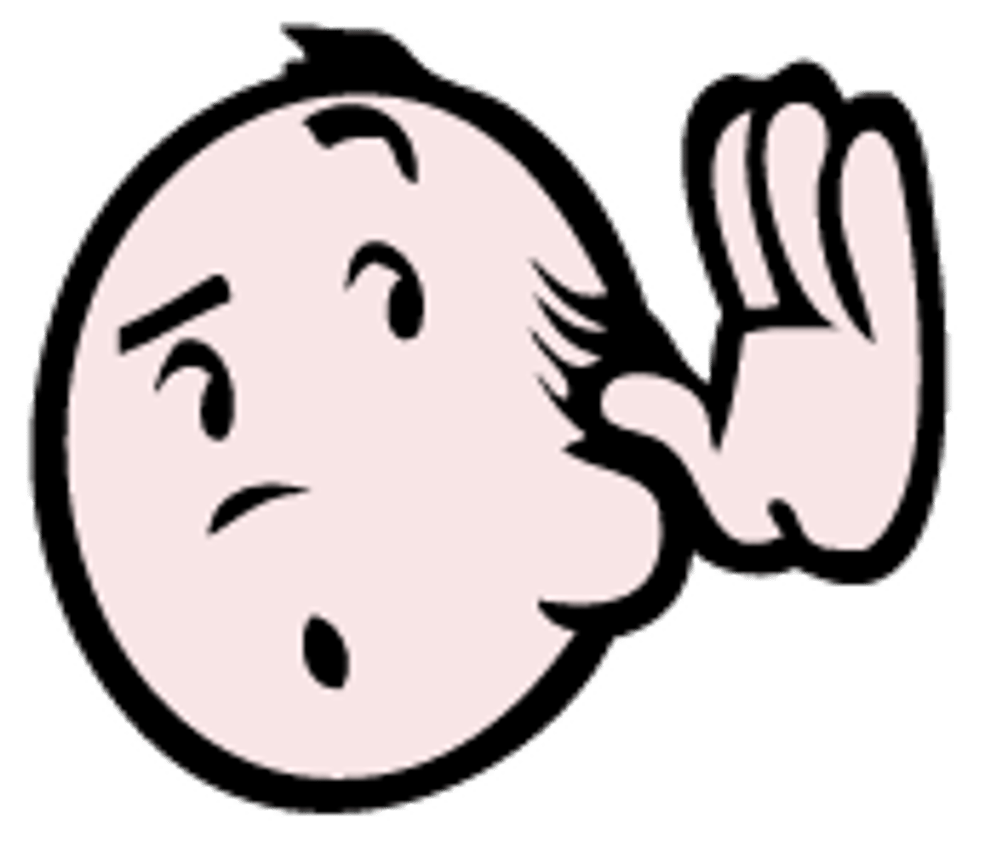 <p>hearing-impaired (not able to hear well)</p>