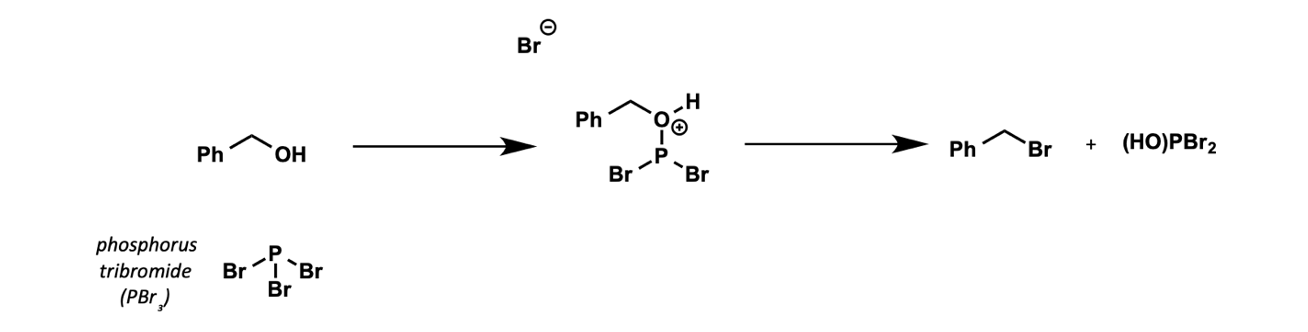 <p>with PBr<sub>3</sub></p>