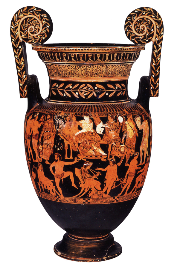 <p>What does this pot depict?</p>