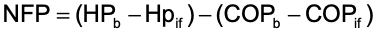 <p><span>NFP is the difference between net hydrostatic pressure and net colloid osmotic pressure</span></p>