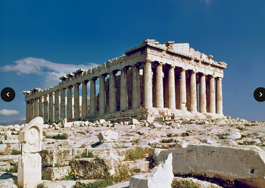 <p>partenonul (doric)</p>