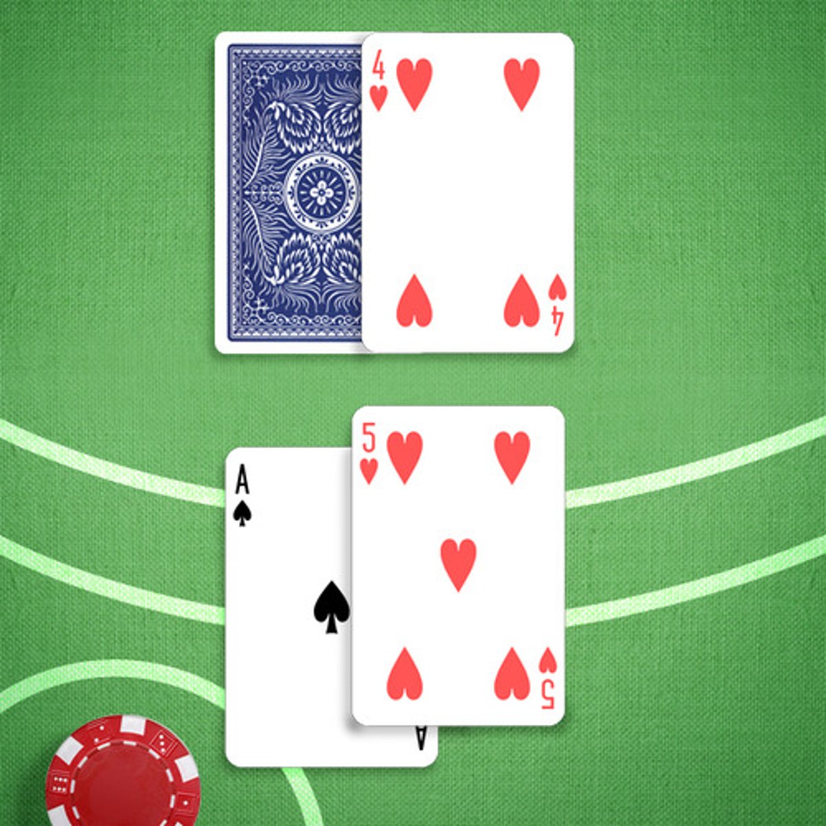 <p>You: 16</p><p>Dealer's Upcard: 4</p>