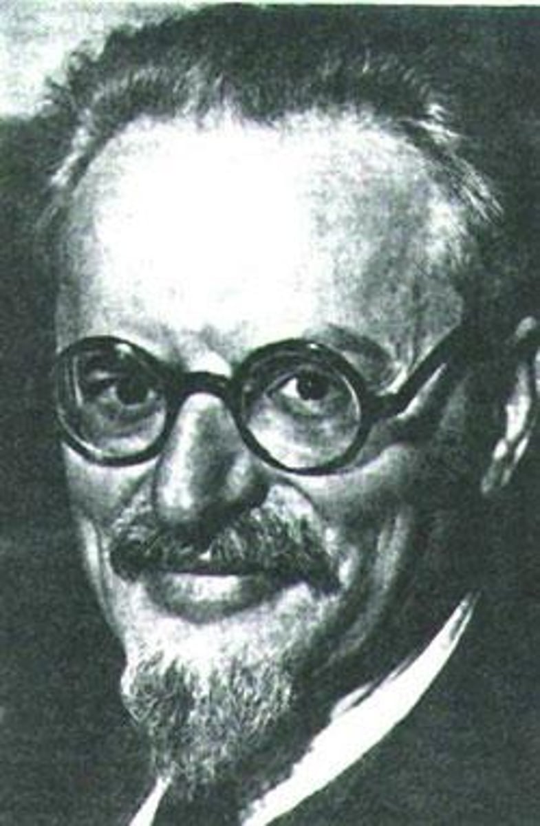 <p>Russian revolutionary intellectual and close adviser to Lenin. A leader of the Bolshevik Revolution (1917), he was later expelled from the Communist Party (1927) and banished (1929) for his opposition to the authoritarianism of Stalin</p>