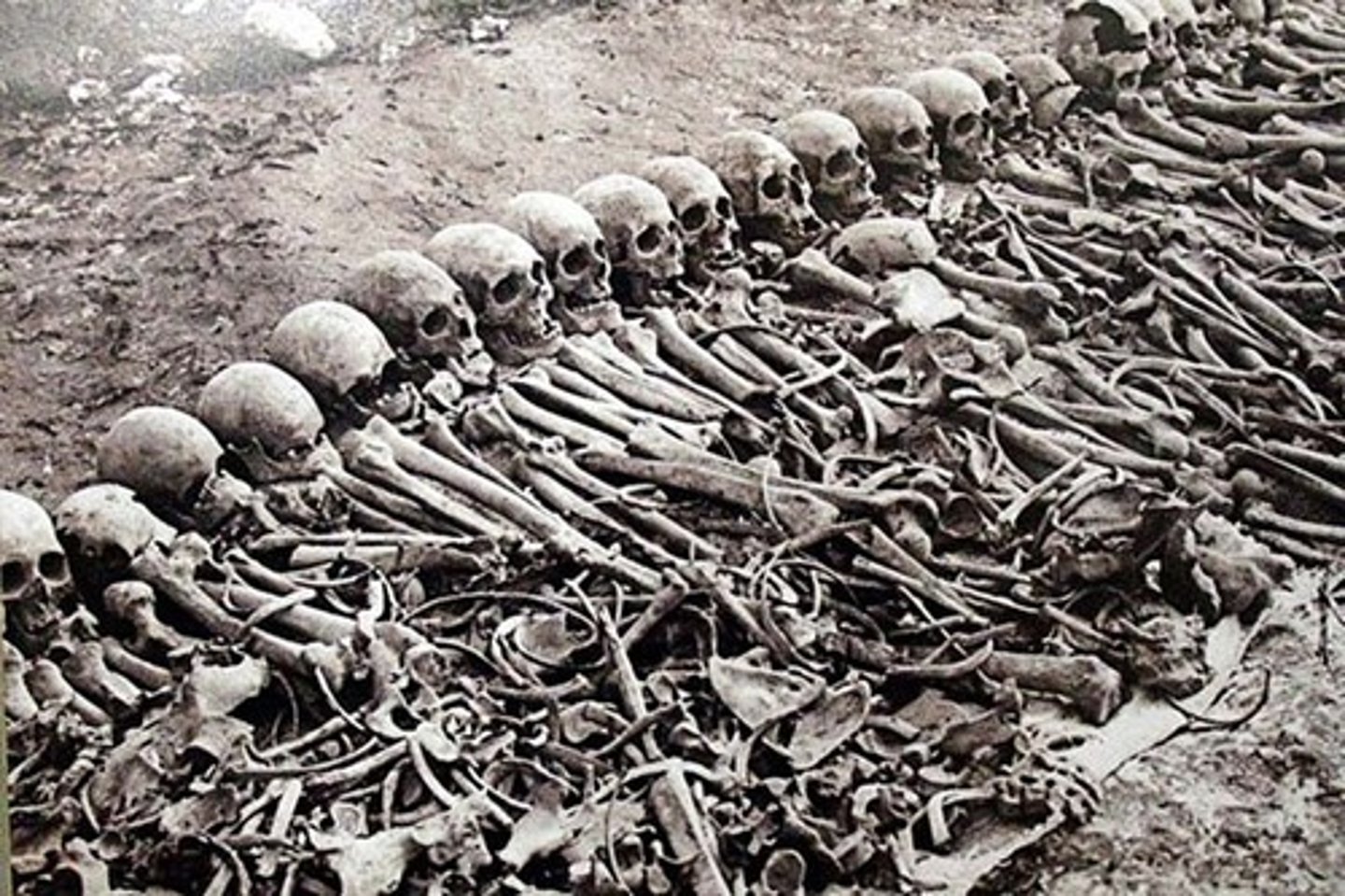 <p>The systematic mass murder and expulsion of 1.5 million ethnic Armenians by the Ottoman government from 1915 to 1923. Armenians wanted independence, but the Ottomans were threatened due to their self-determination and breaking up their empire. They thought it was justified because some of them supported the Russians. The U.S government knew strongly about it and did not act.</p>