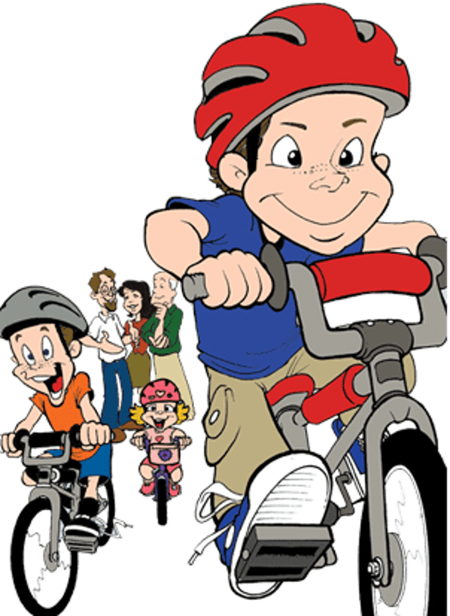 <p>to ride a bicycle</p>