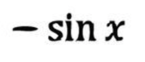 -sinx