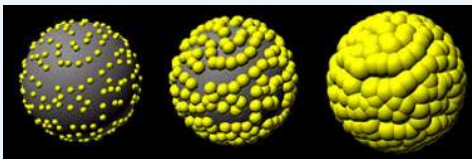 <ul><li><p>Gold layer grows on silica core</p></li><li><p>Biocompatible gold suitable for medical applications</p></li></ul><p></p>