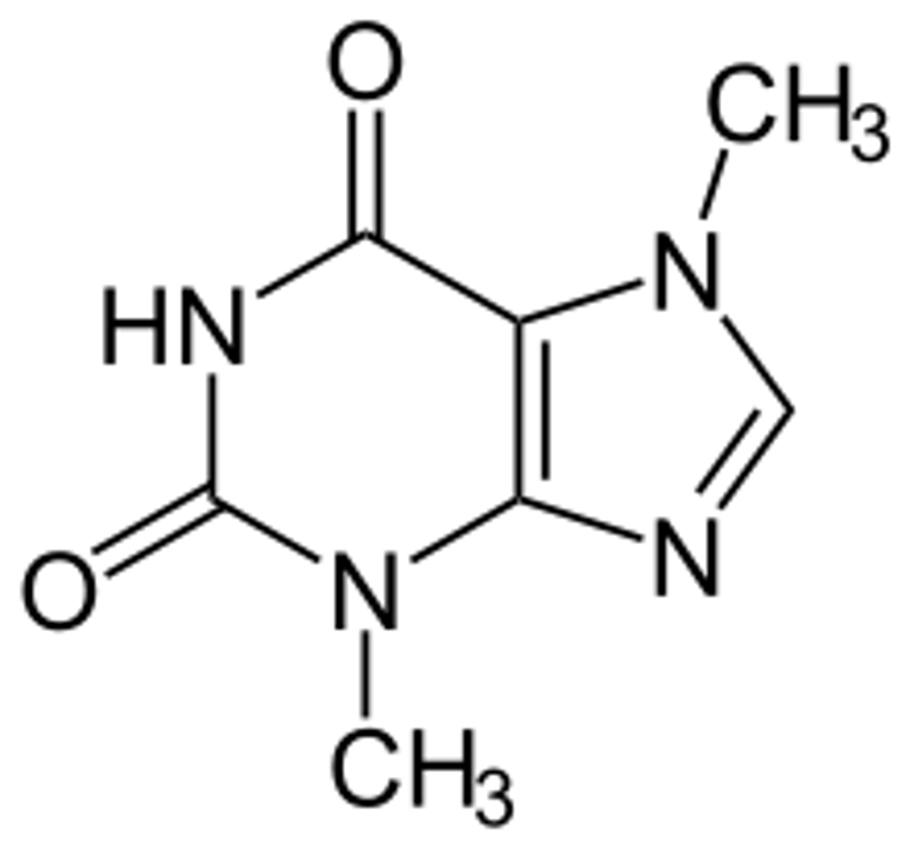 <p>a. theophylline</p><p>b. caffeine</p><p>c. theobroma</p><p>d. guanine</p>