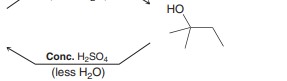 <p>Reversal of alcohol to alkene. Elination reaction</p>