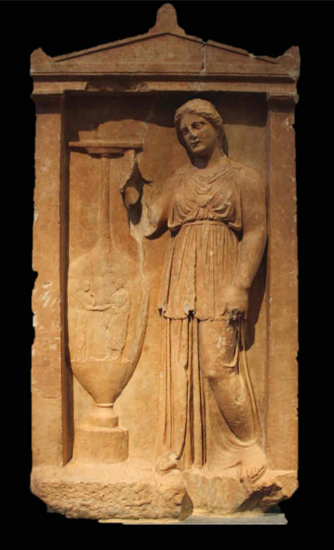 <p>Stele of female youth</p>