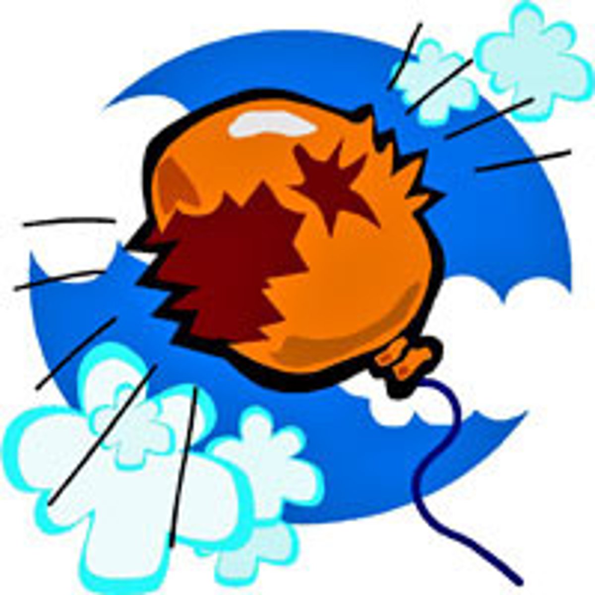 <p>to break out/explode</p>