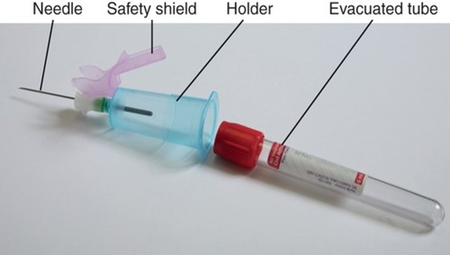 <p>-Self assembly</p><p>-The top part of the multi-sample needle has a rubber sleeve over the needle, and will have to screw it into the bottom of the tube holder to make a complete system</p>