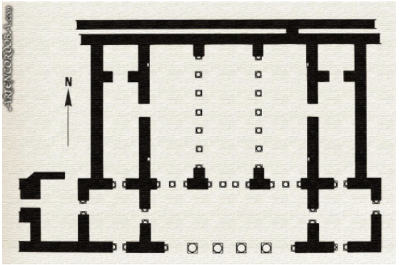 <p>- Construido entre 953-957.</p><p>- Se dedicaba a las recepciones políticas.</p><p>- Precedido por enormes jardines.</p><p>- Planta basilical con 3 naves separadas por arquerías de herradura (bicolor) y un arco de herradura ciego a cada extremo.</p><p>- Edificio de gran tamaño (intención de impresionar).</p><p>- Tiene dos crujías laterales independientes de un carácter más privado (cuestión de jerarquía ?).</p><p>- Trono en el centro de la nave central (enfatizado con arco de herradura).</p><p>- Columnas alternando entre mármol negro y rosa.</p><p>- Decoración de yesería en ataurique en la parte superior y en el basamento y capitel de las columnas.</p><p>- Techumbre con motivos estrellados.</p><p></p>