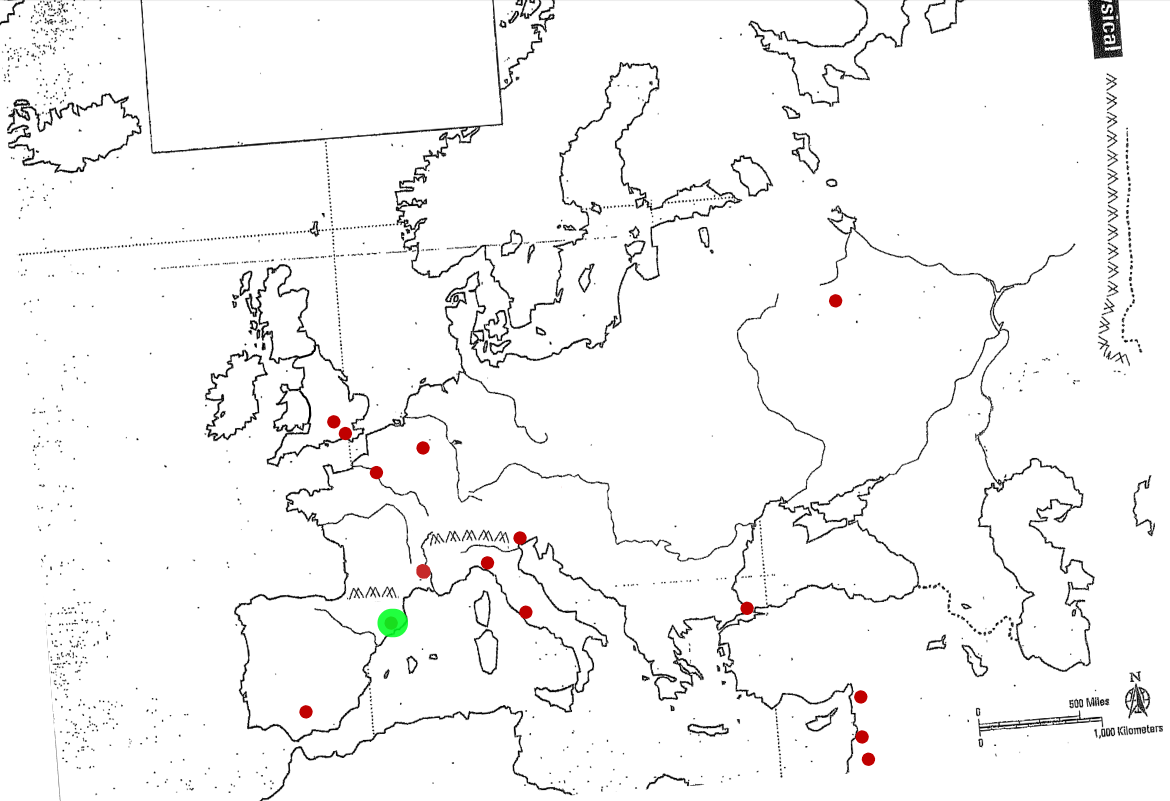 <p>that one city in the awkward narrow part between france and spain</p>