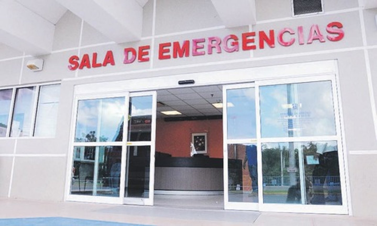 <p>la sala de emergencia</p>