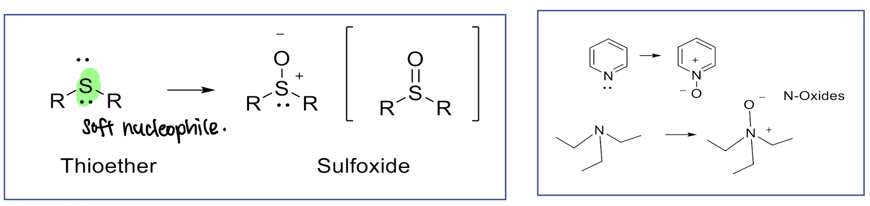 Heteroatom has to be soft nucleophile for the reaction to occur

\
O cannot, it is a hard nucleophile