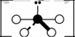 <p>bonding: 4</p><p>lone electrons: 1</p>