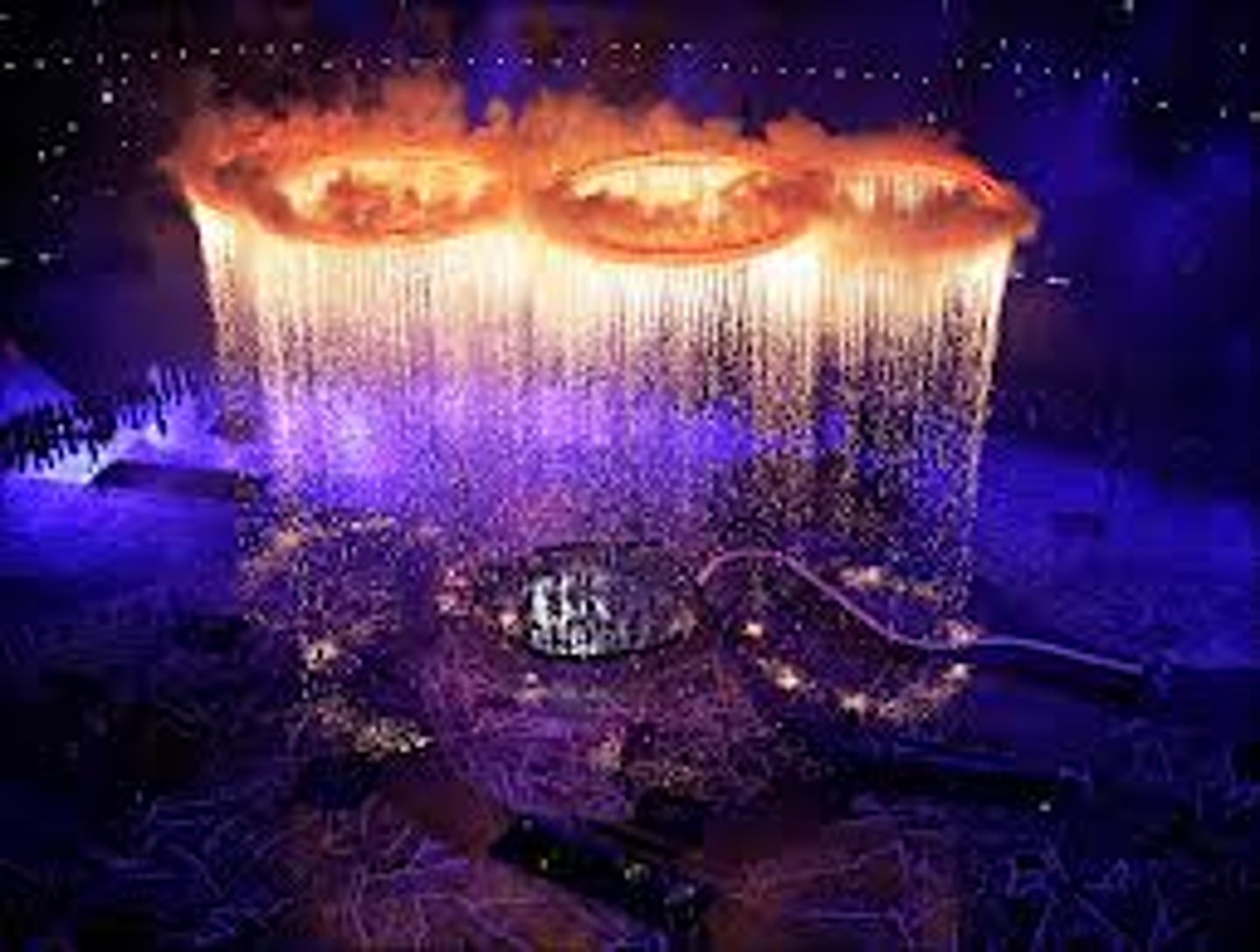 <p>an elaborate and spectacular display or event</p>